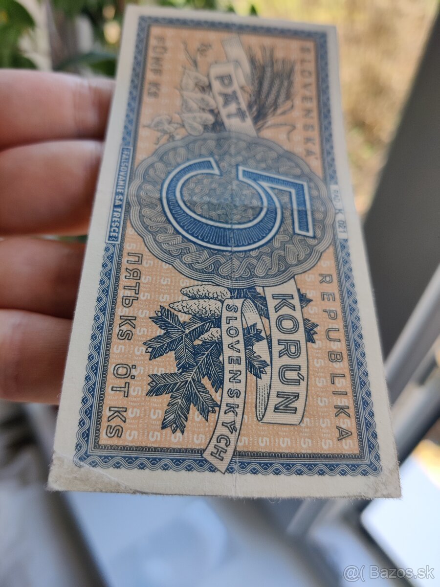 Bankovky Slovenský štát Neperforované aunc - 7