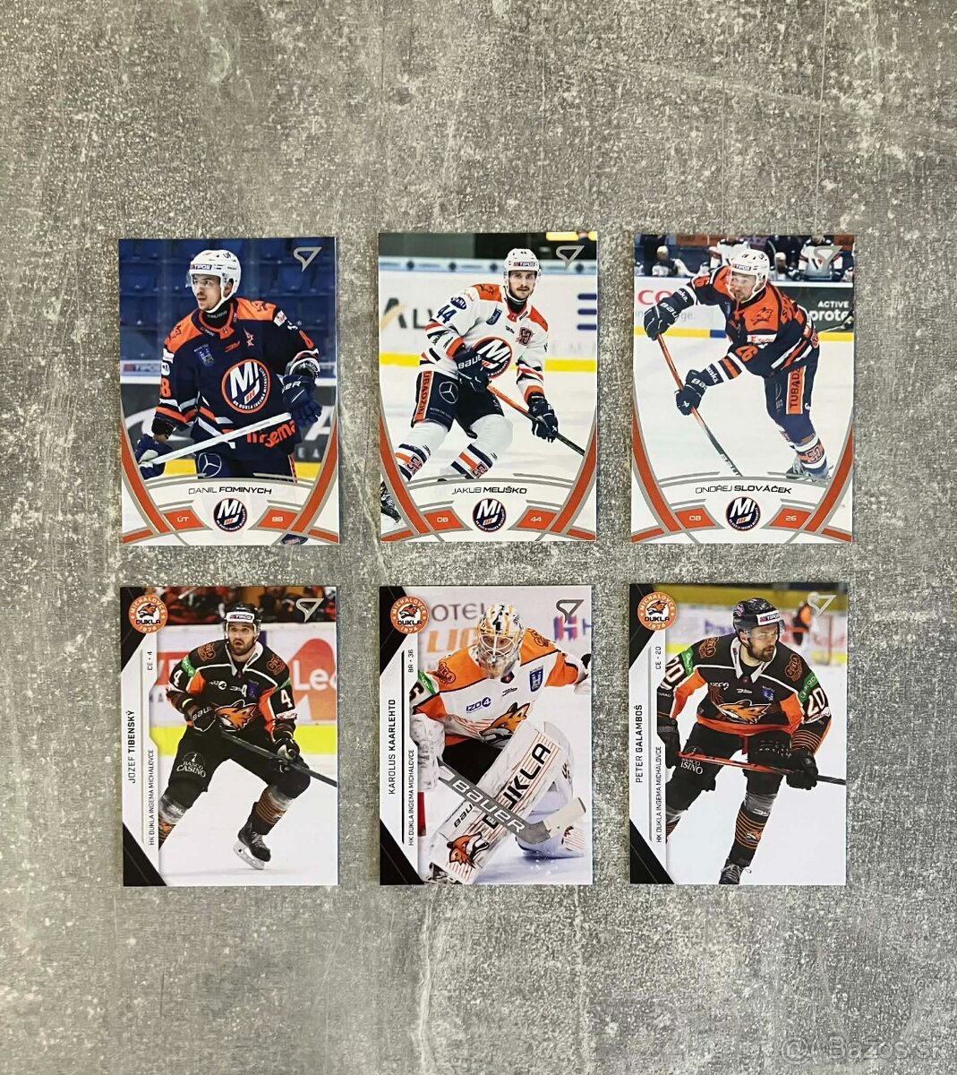 Hokejové kartičky EXTRALIGA base mix - 7