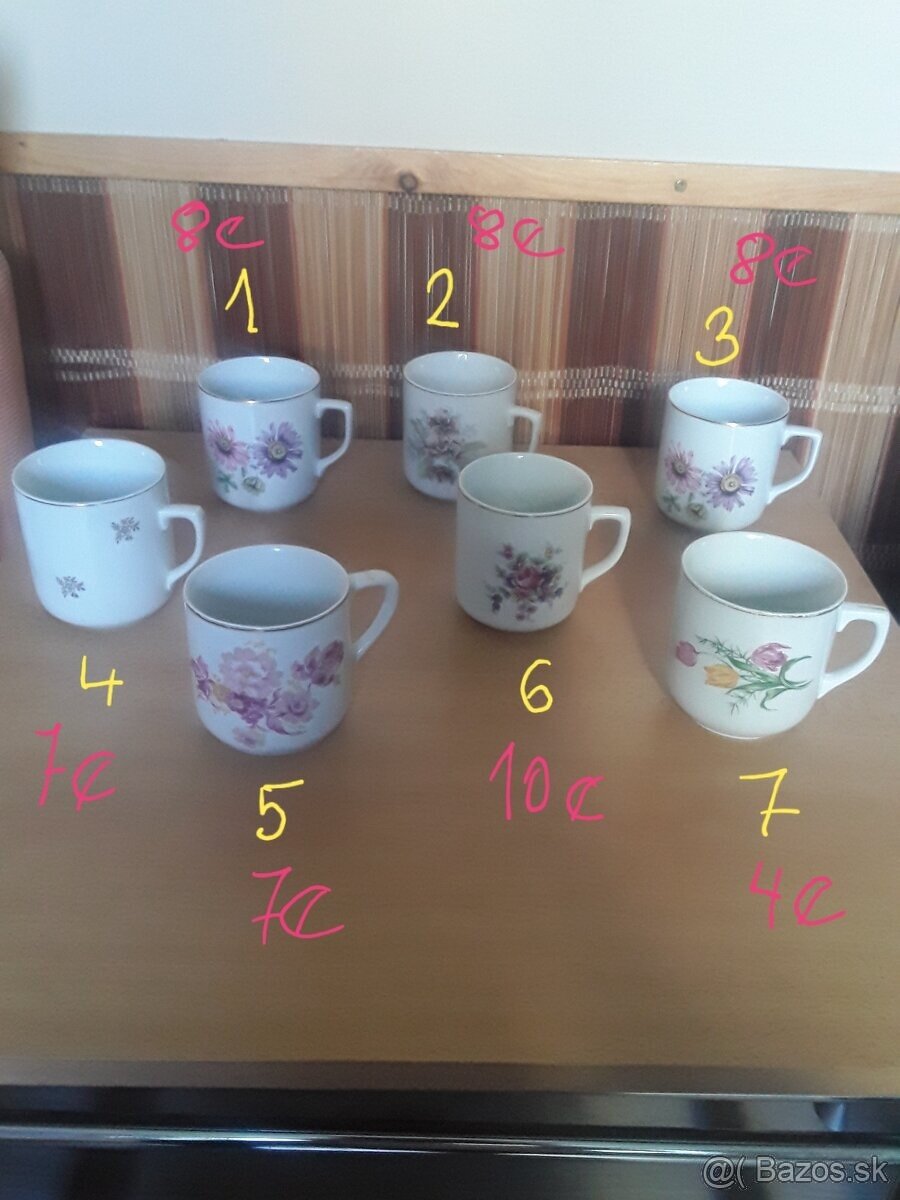 Retro hrnceky,taniere,mixer,slahač, - 7