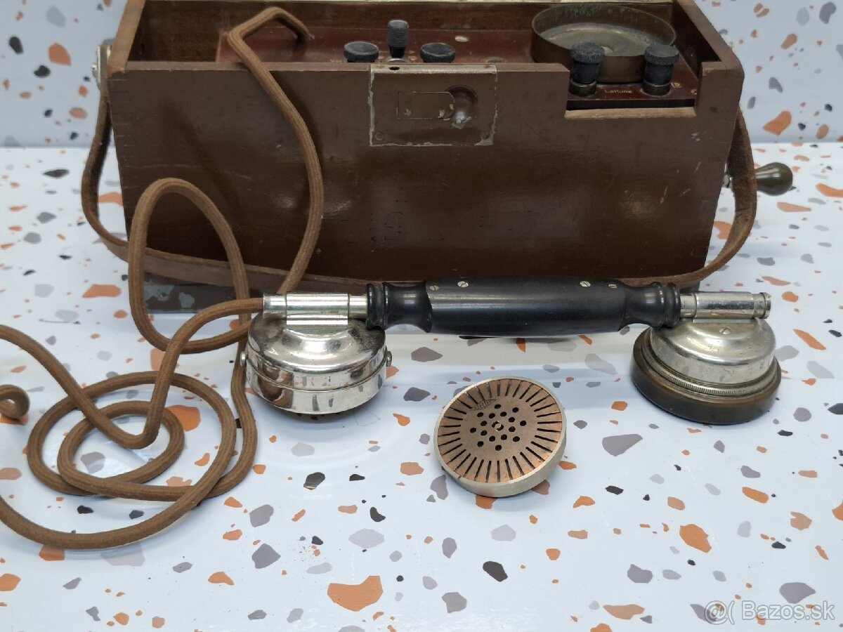 GFELLER 》Model 1926 》POĽNÝ TELEFON 》 WW2 - 7