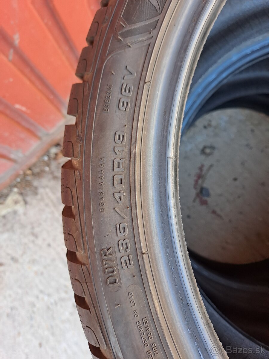 4x zimne pneumatiky Goodyear 235/40 R19 96V - 7