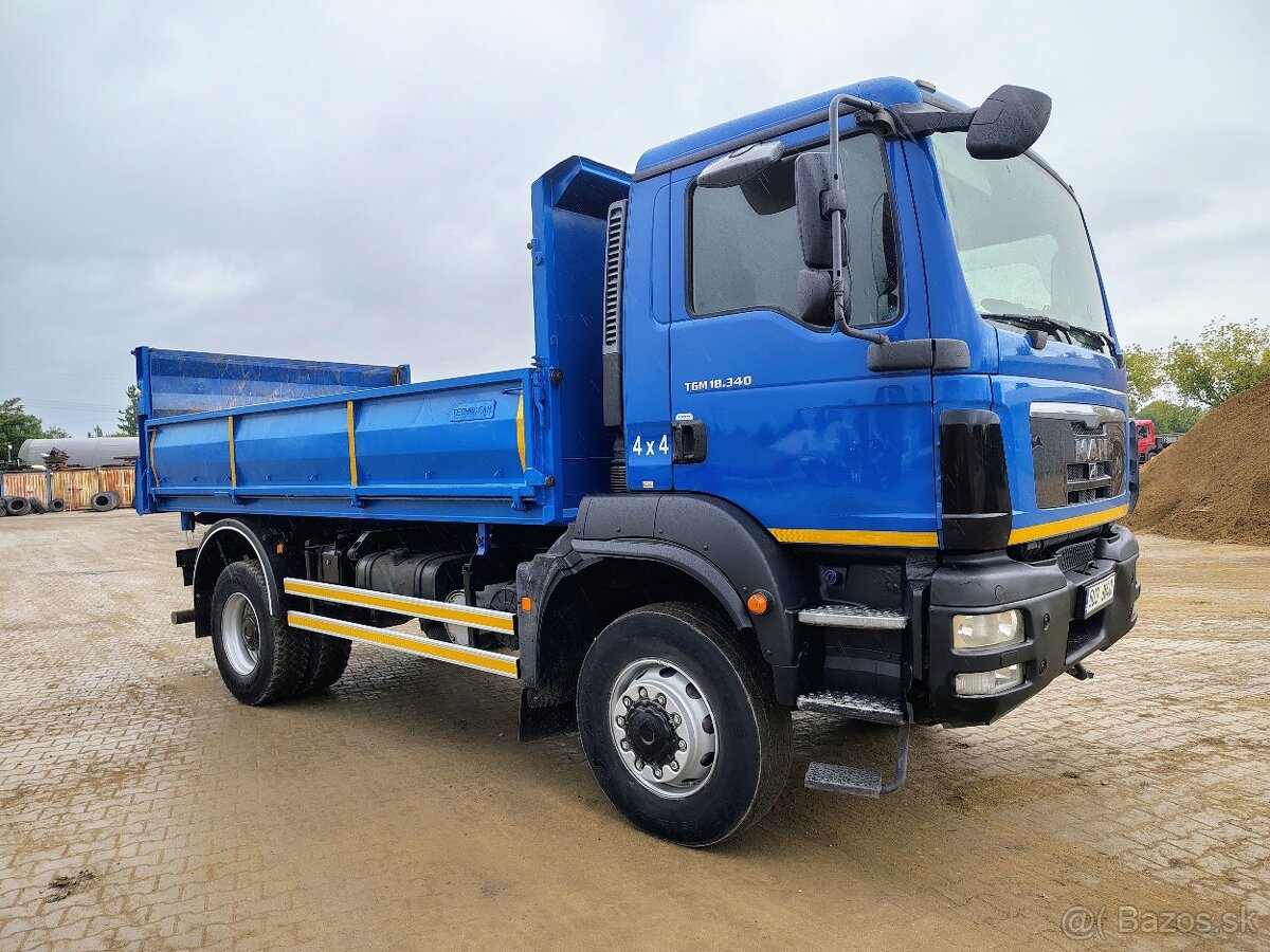 MAN TGM 18.340 4x4 sklápěč - 7