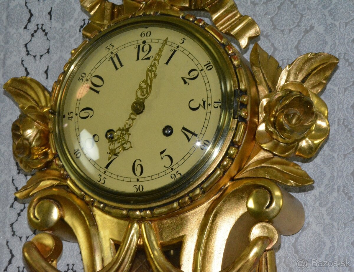 Starožitné kartelové hodiny Exacta - 7