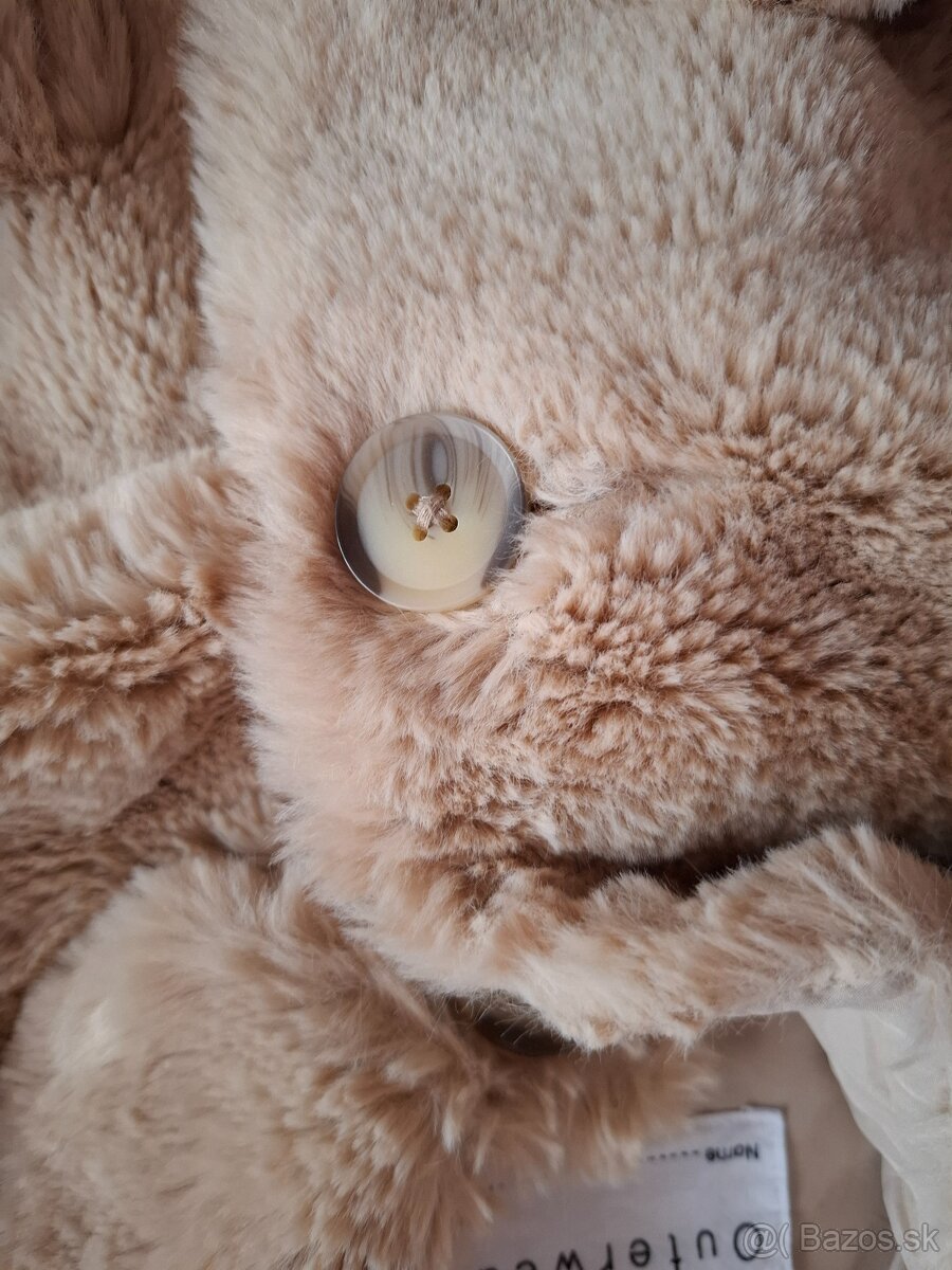 Kožušinkový kabátik F&F 12-18 mes - 7