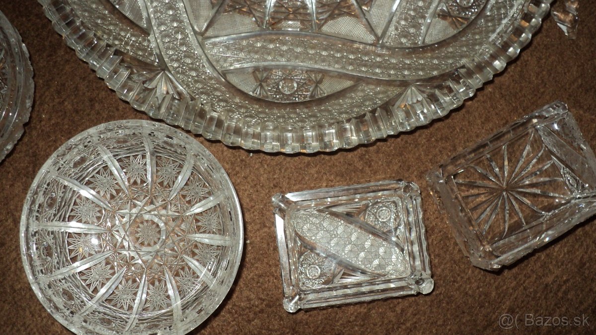 Brúsené sklo. RETRO. - 7