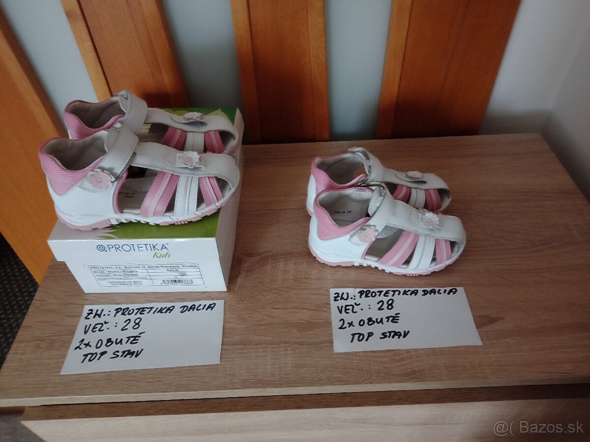 Dievčenské sandále zn.Protetika Dalia veľ.28 - 7