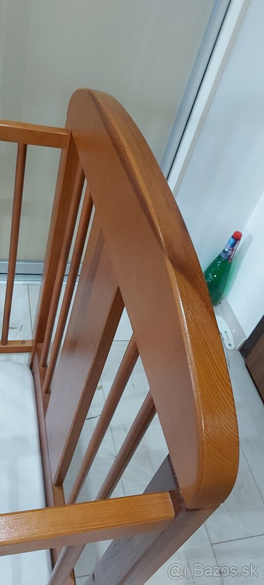 DREVENÁ DETSKÁ POSTIELKA Z MASÍVU - 7