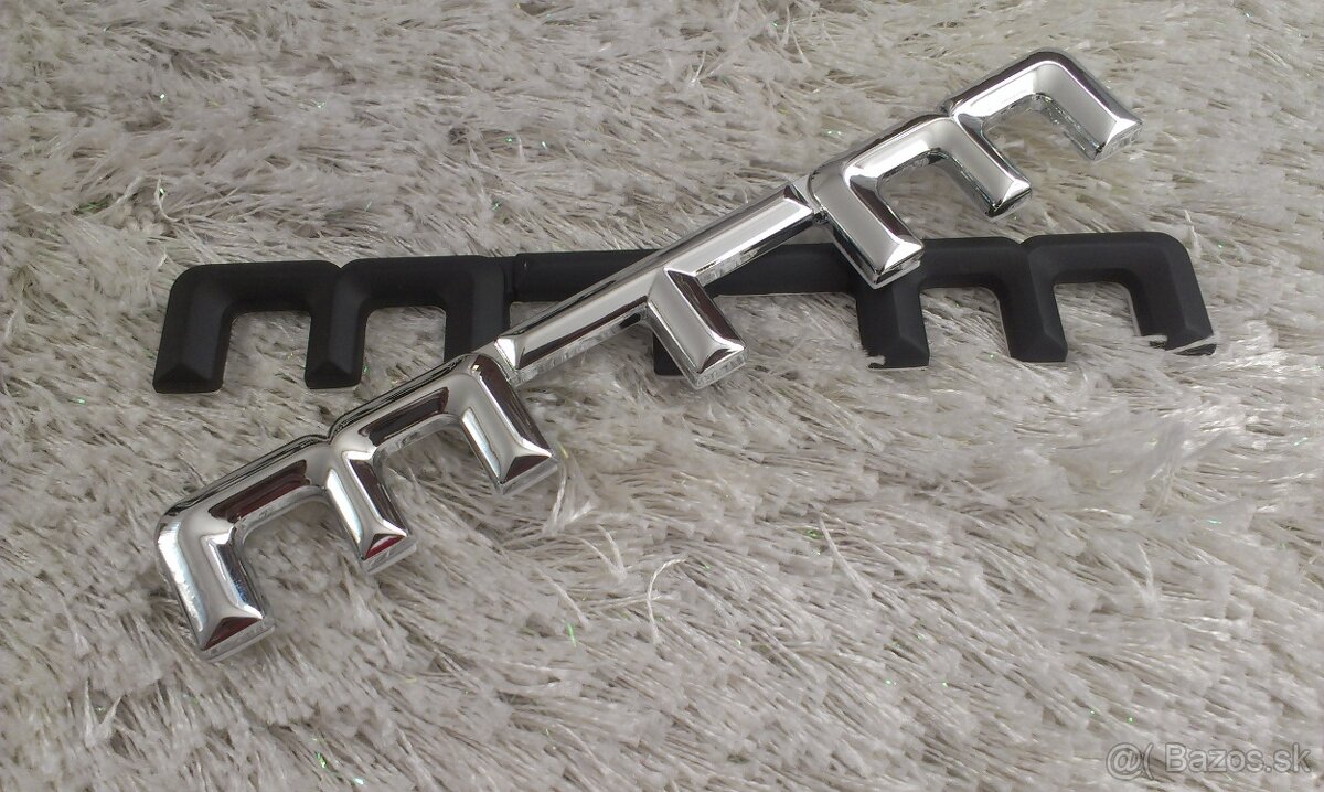 MTM ZNAK CERVENY CIERNY CHROMOVY - 7