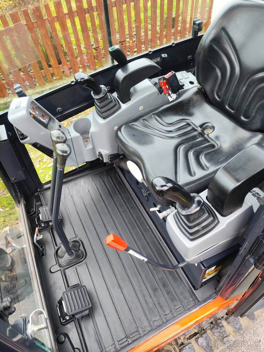 Minibagr Kubota KX016-4, rok 2017, 1800mth TOP - 7