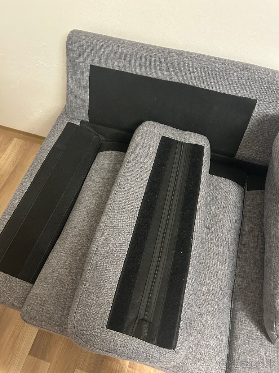 3-miestna sivá sedačka - 7