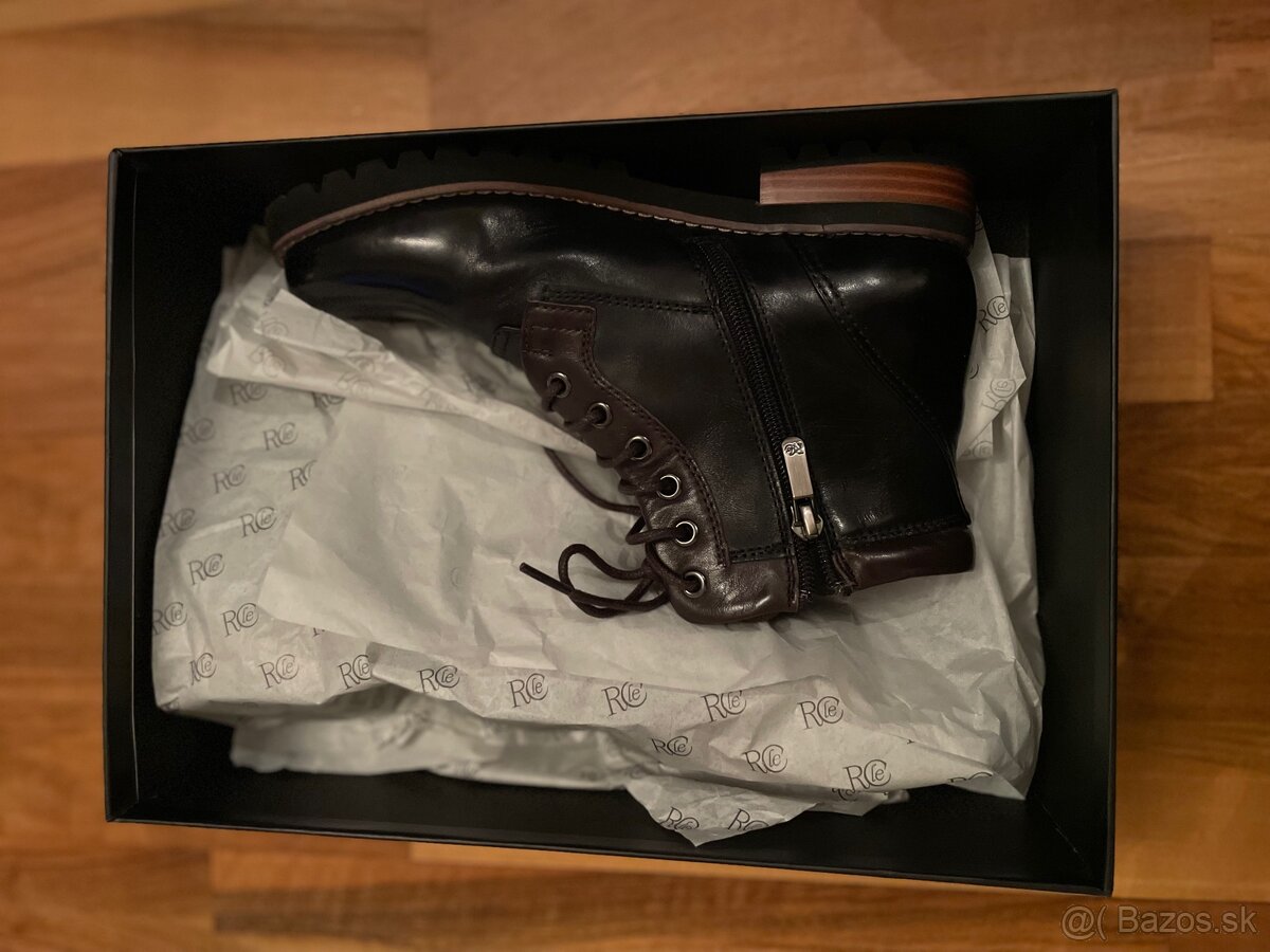 Dámske šnurovacie čižmi - 7