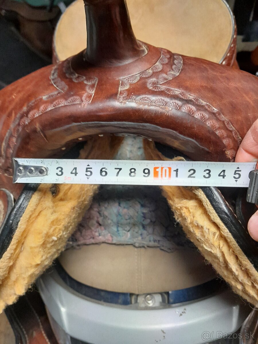 Westernove sedlo znacka western import - 7