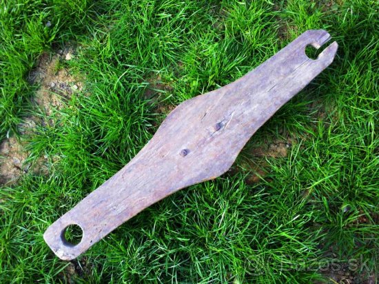 Starožitné autentické česlo r.1908 na ľan/konope - 7