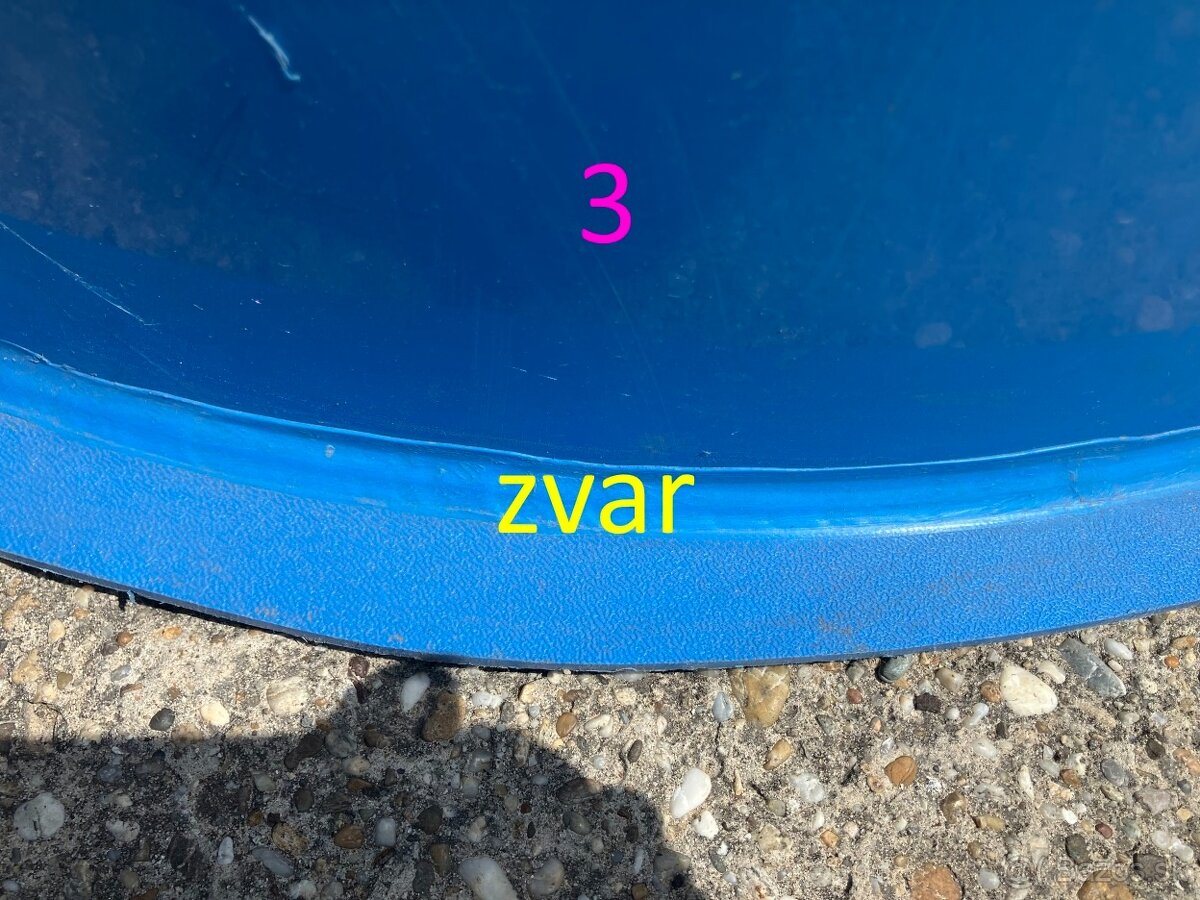 Plastová kaďa 416 L a smaltovaná vaňa na zrážkovú vodu - 7