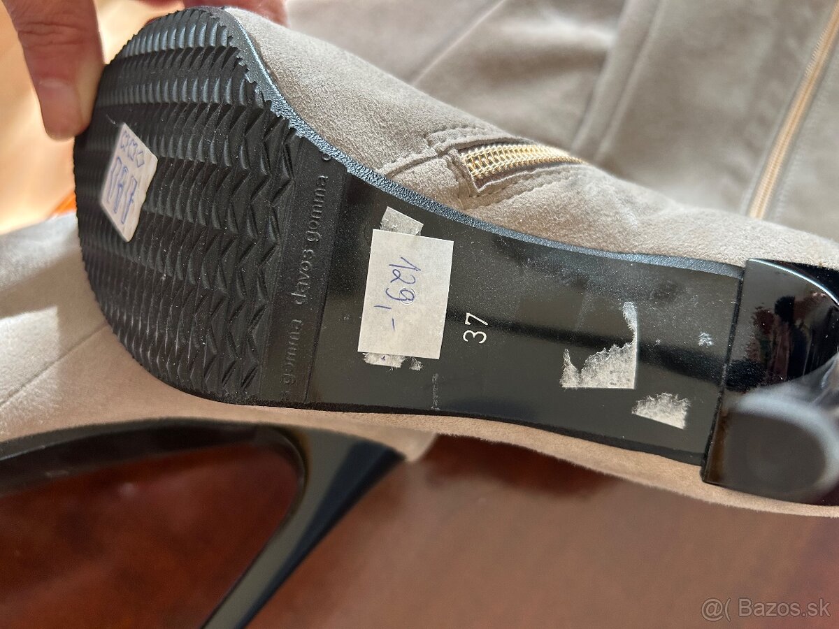 Kožené cizmy veľkosť 37 - 7