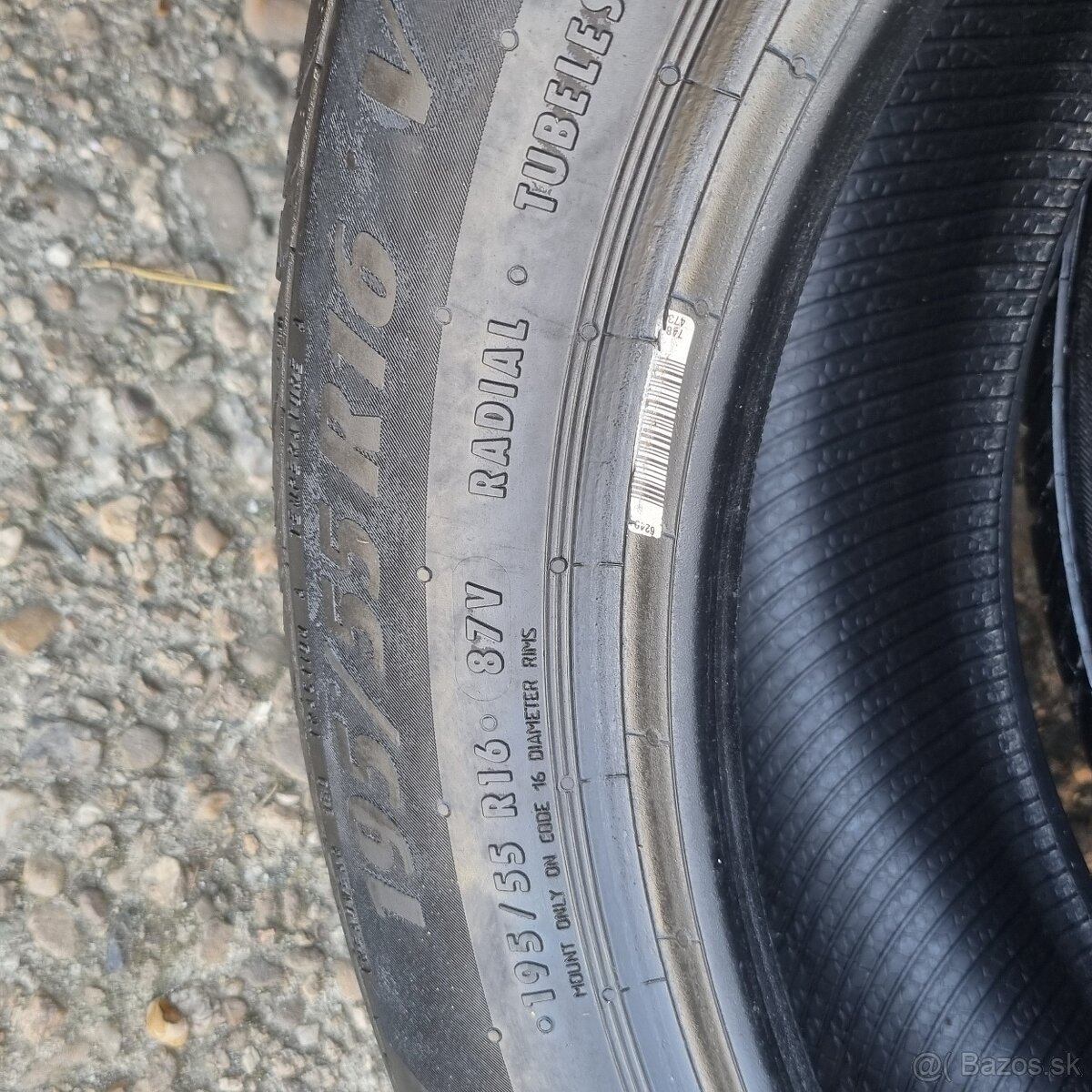 Predám sadu 4ks letné pneu Matador - 7