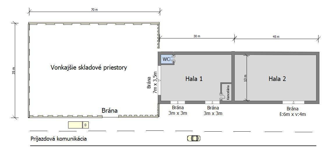 Na prenájom hala/sklad, Prešov, Drienovská Nová Ves - 7