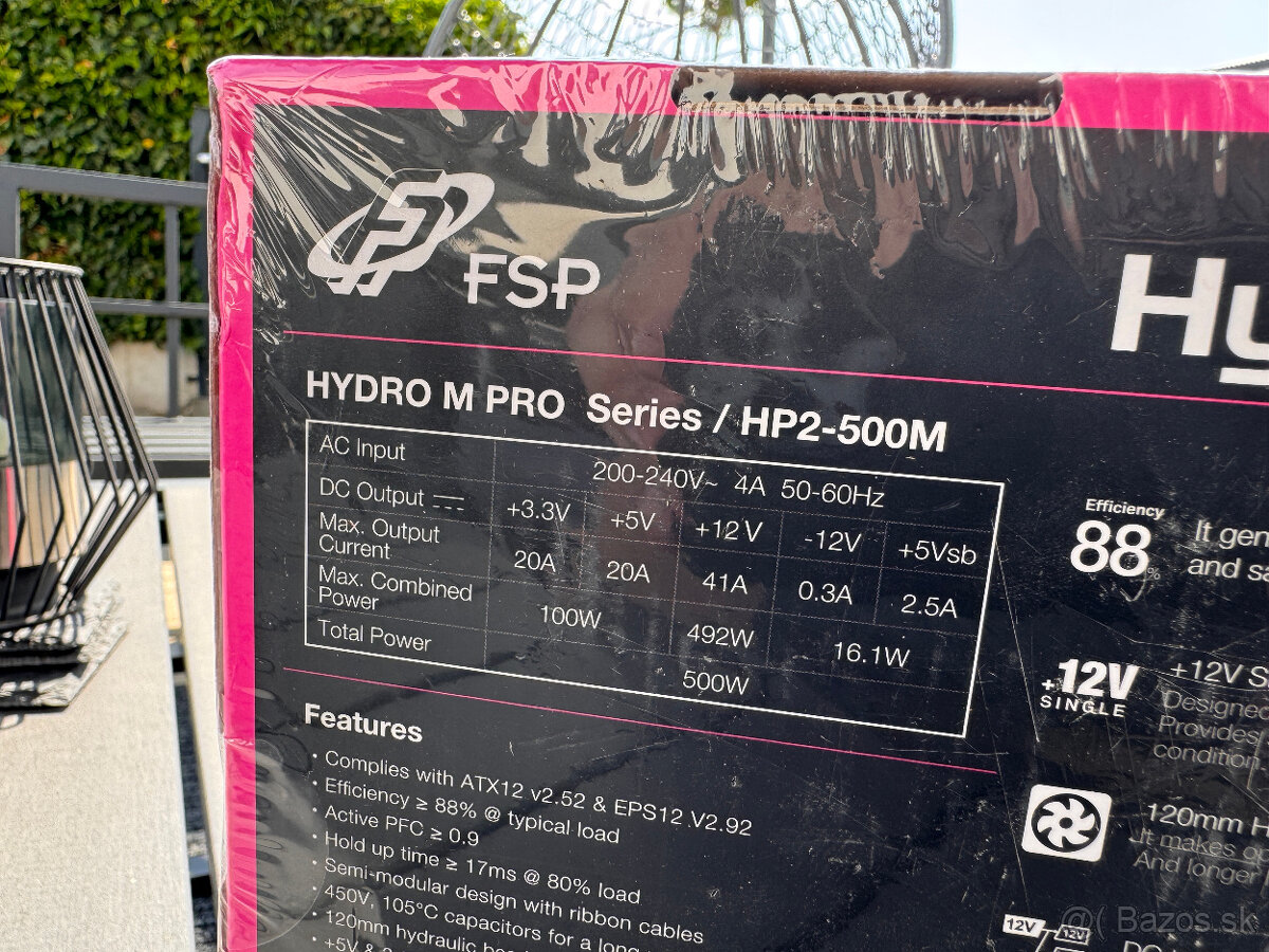 FSP/Fortron HYDRO M PRO 500, 80PLUS BRONZE - 7