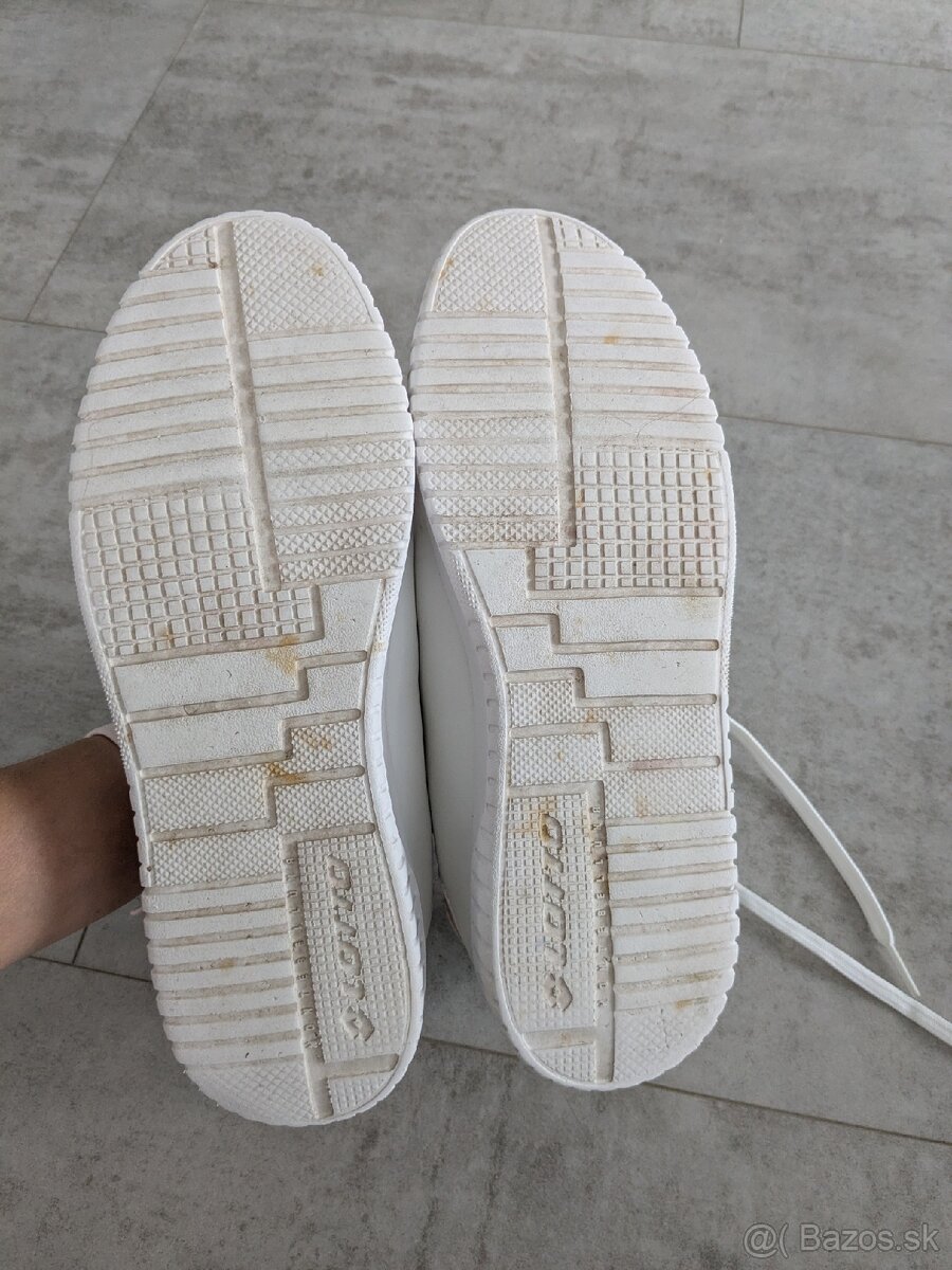 Tenisky botasky biele Lotto 38 - 7