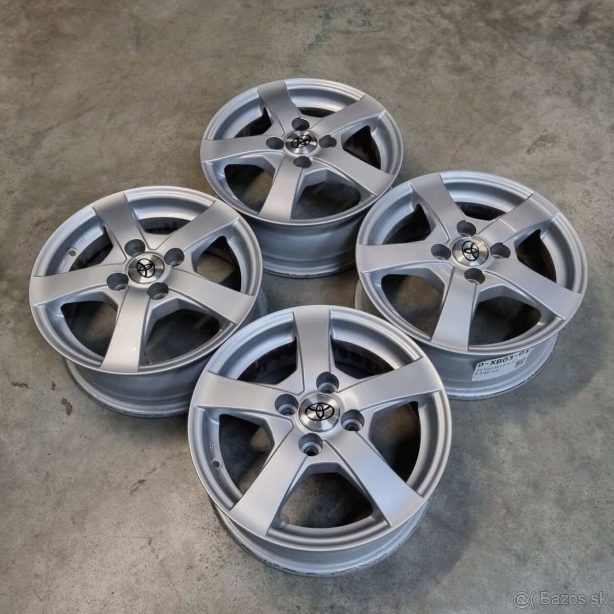 Hliníkové disky 4x100 R14 5,5J ET40 - 7