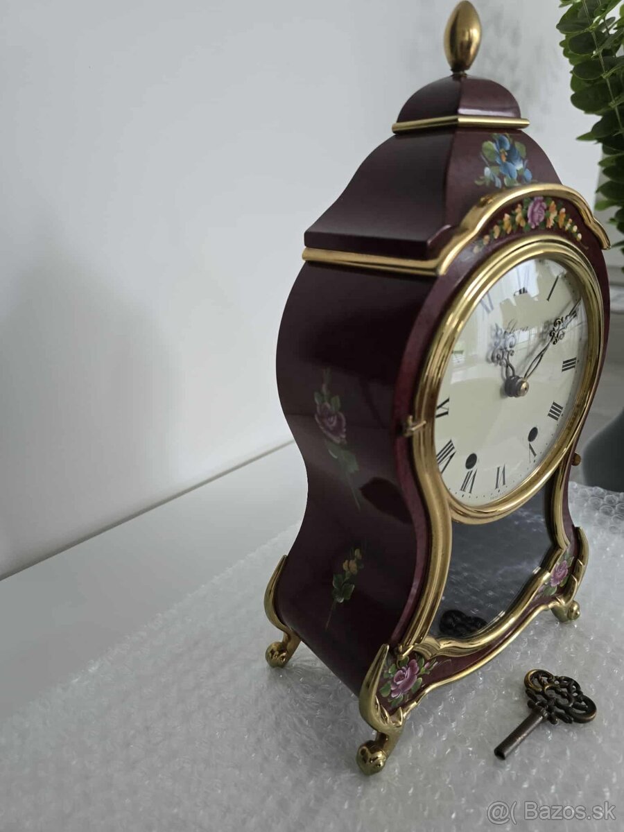 Krasne maľované stolové hodiny - 7