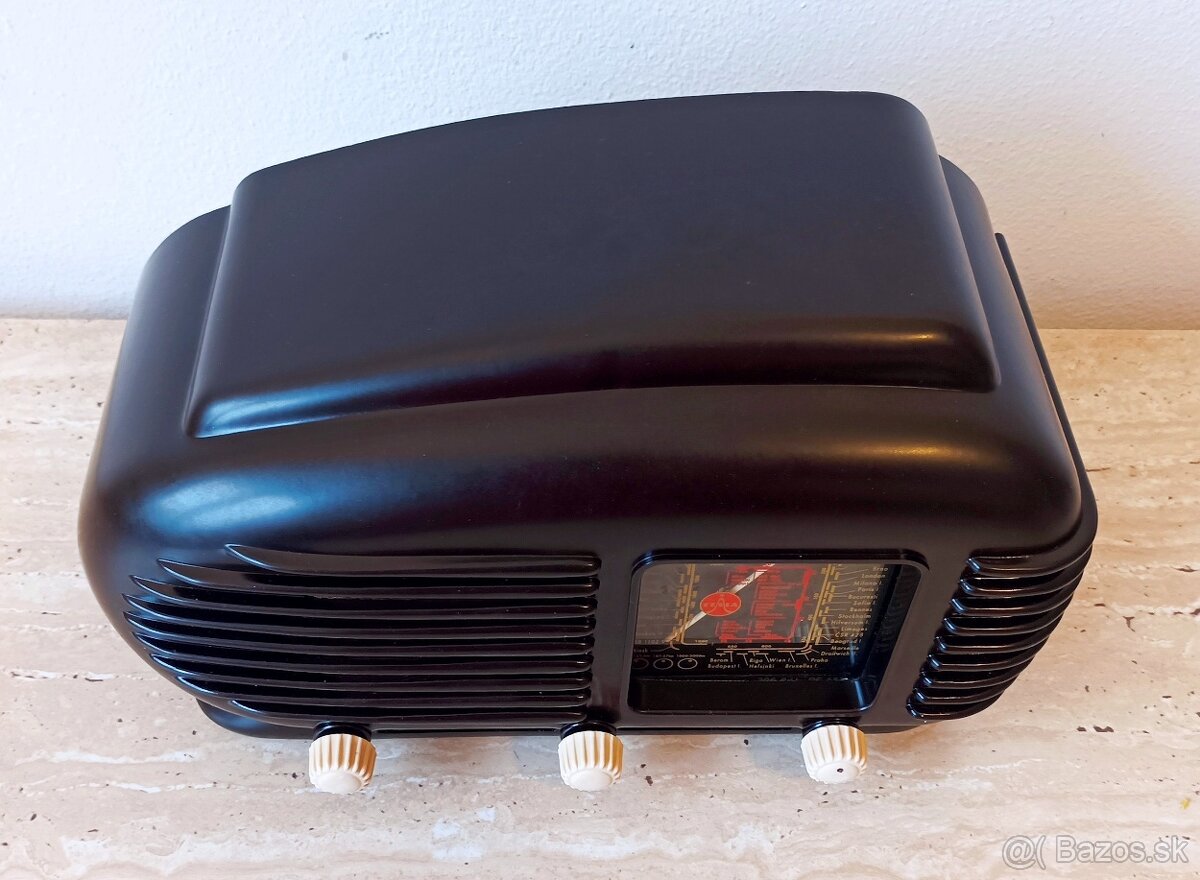 Legendární starožitné rádio Talisman 308U, exelentní stav - 7