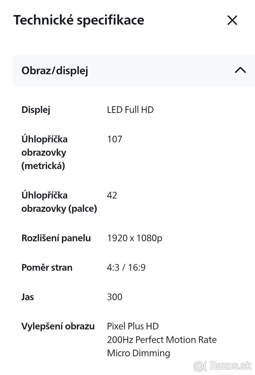 Full HD LED TV Philips 42' - 7