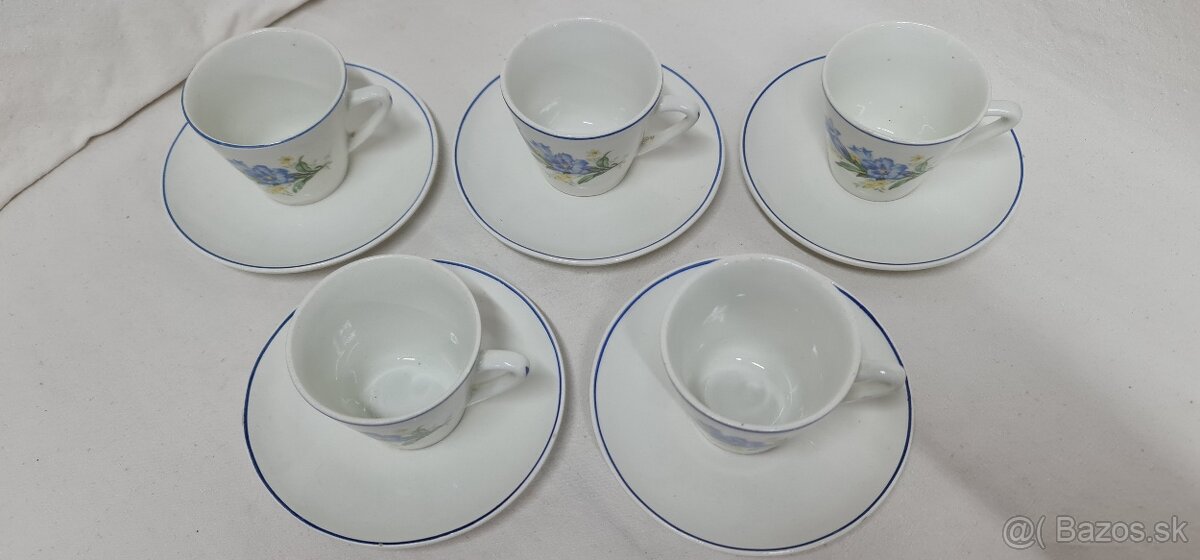 Šálky s podšálkami Ditmar Urbach Czechoslovakia - 7