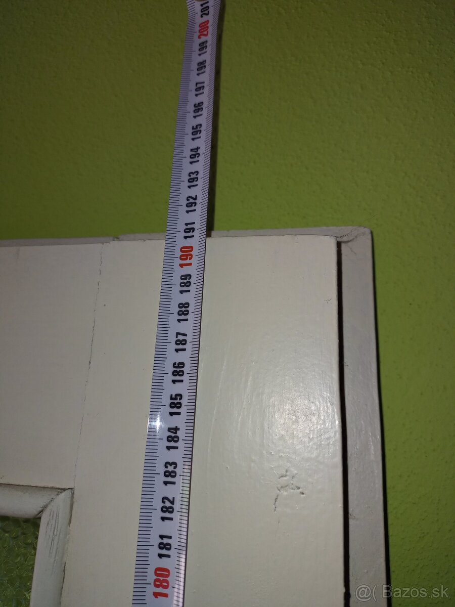 Presklene drevene dvere LAVE sirky 80cm zo stareho bytu - 7