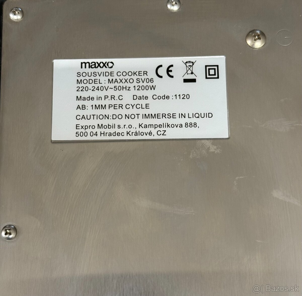 Elektrický hrniec Sous-vide Maxxo SV06 čierny/nerez - 7