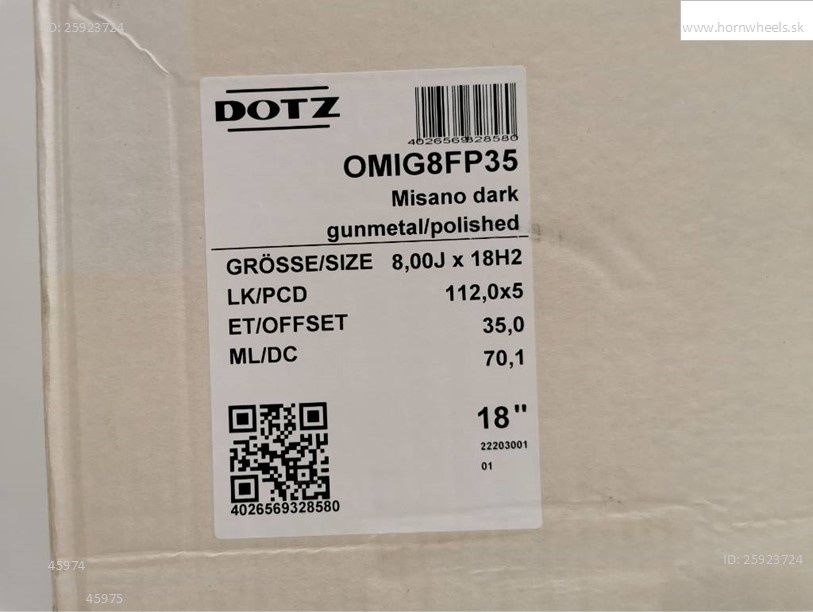 Audi A4, A5, A6, alu disky 7,5x17 5x112 ET48 1254 - 7