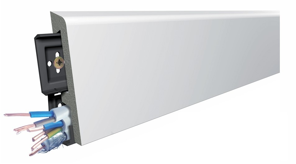 Predám biele kompozitné soklove lišty - 7