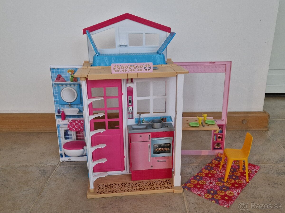 Barbie krásny dom + Barbie - 7