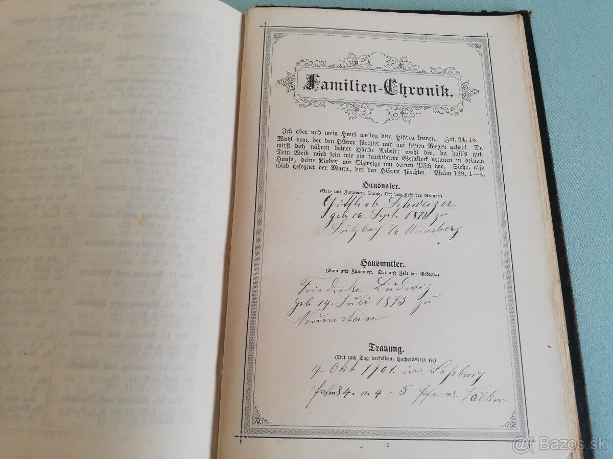 Predam bibliu, D.Martin Luthers, 1901, - 7