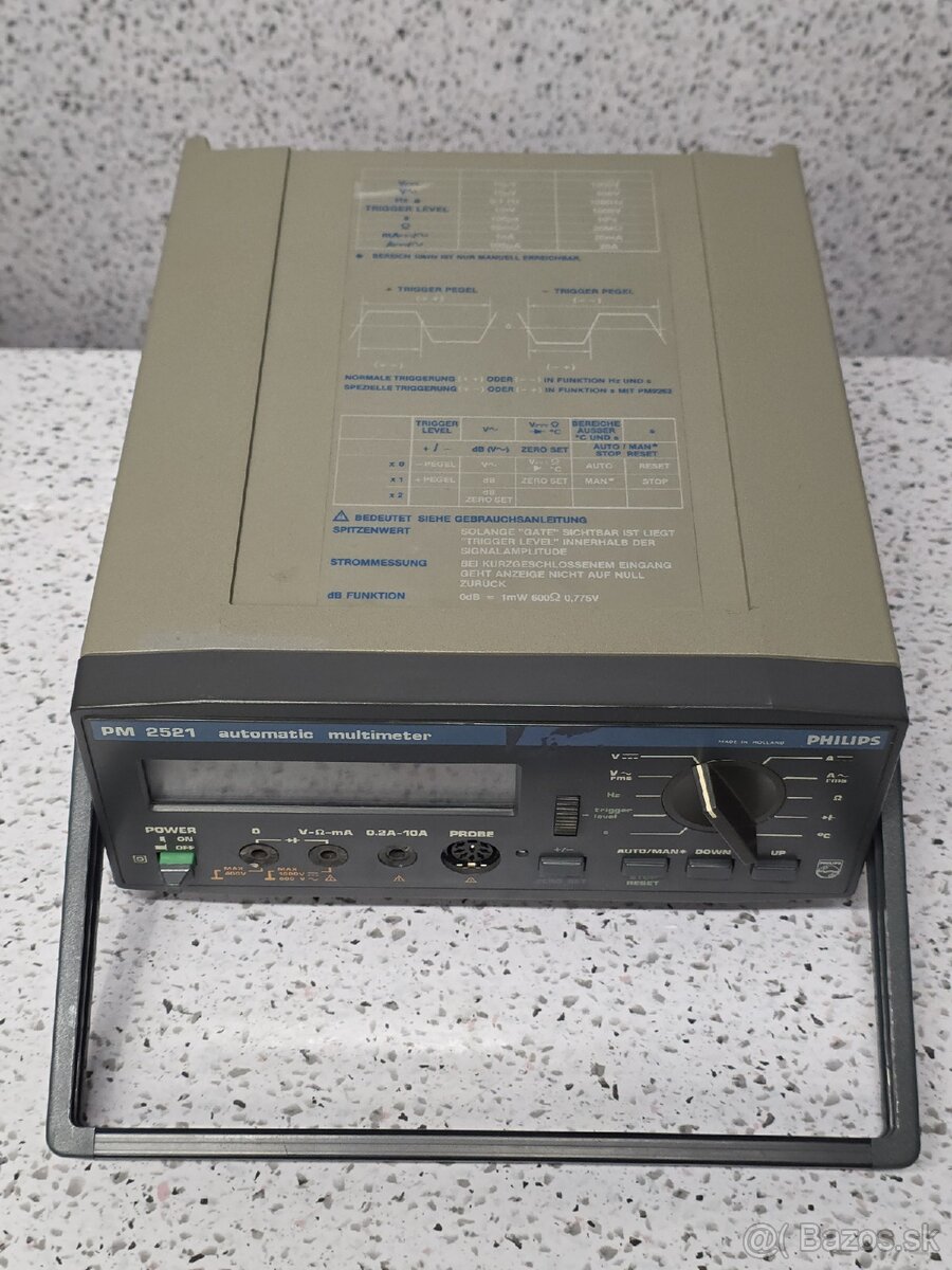 Philips PM2521 》Automatic Multimeter 》Made in Holland - 7