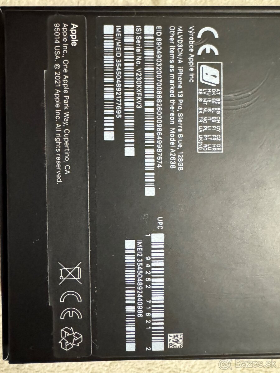 Apple iPhone 13Pro, Sierra Blue, 128GB - 7