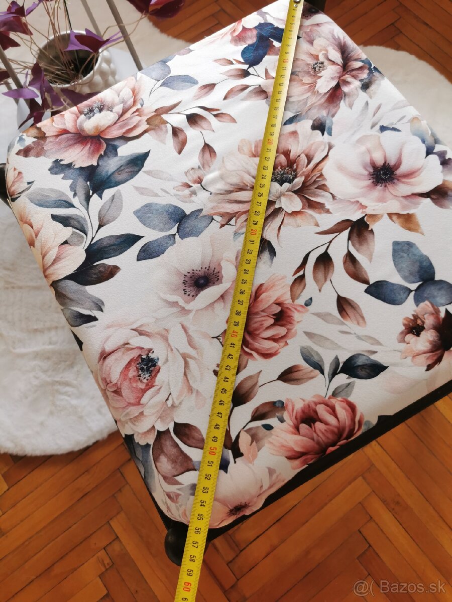 Vintage kvetinové stoličky - 7