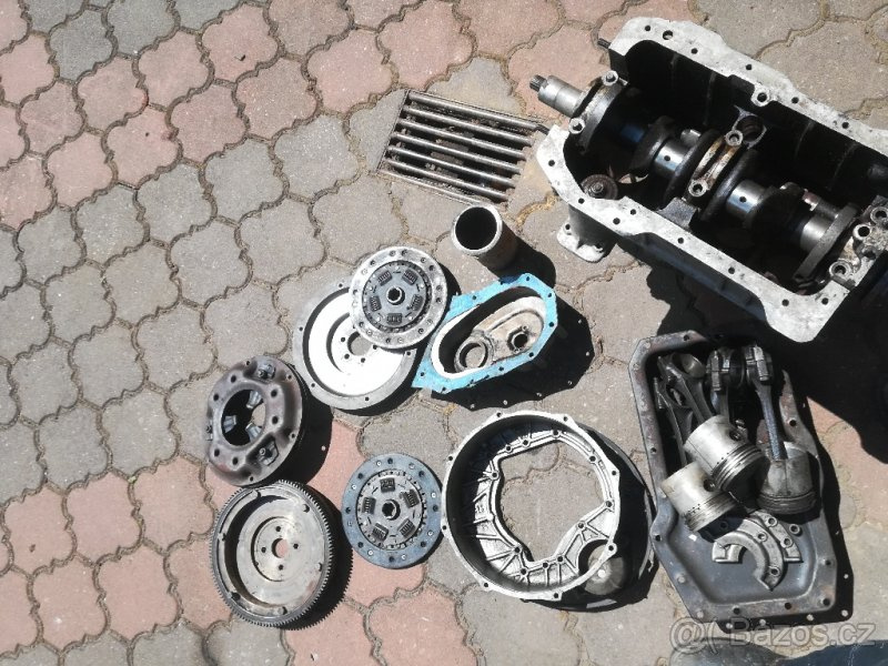 ŠKODA 1203,TAZ1500 prítlačný tanier,spojka,lamela,zotrvačník - 7