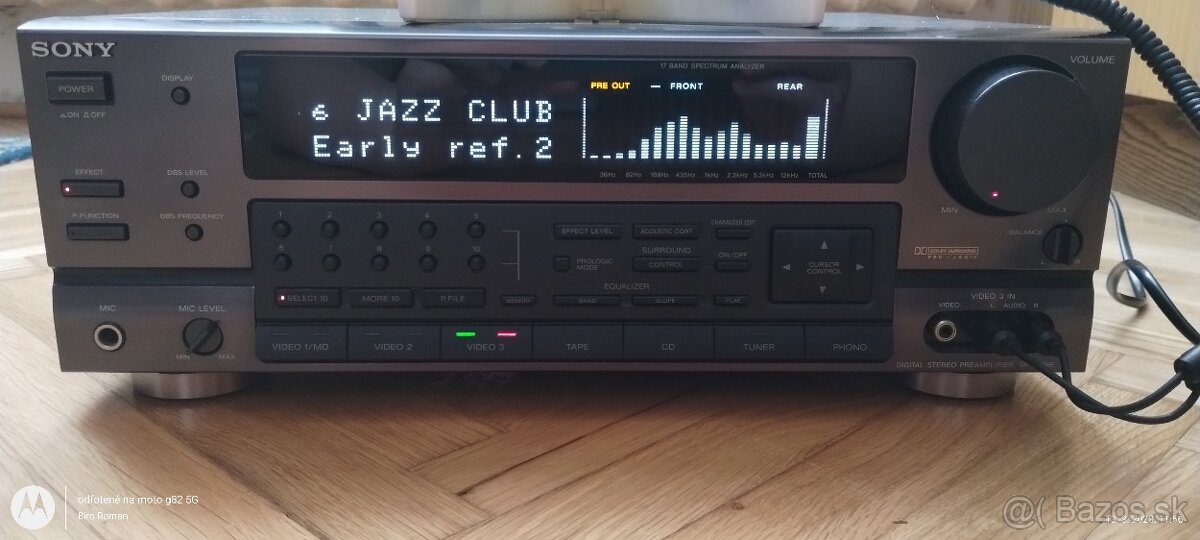 Predám Digitalny Stereo Predzosilovač Sony TA-D709E - 7