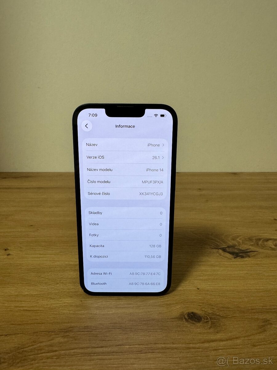 Apple Iphone 14, Midnight 128gb, 86% Batéria - 7