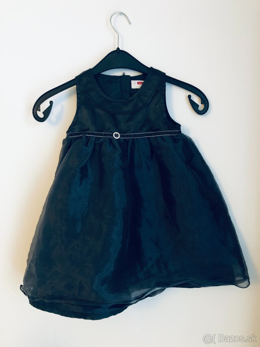 👗 Čarovné slávnostné šaty pre malú princeznú vel 92 ✨ - 7