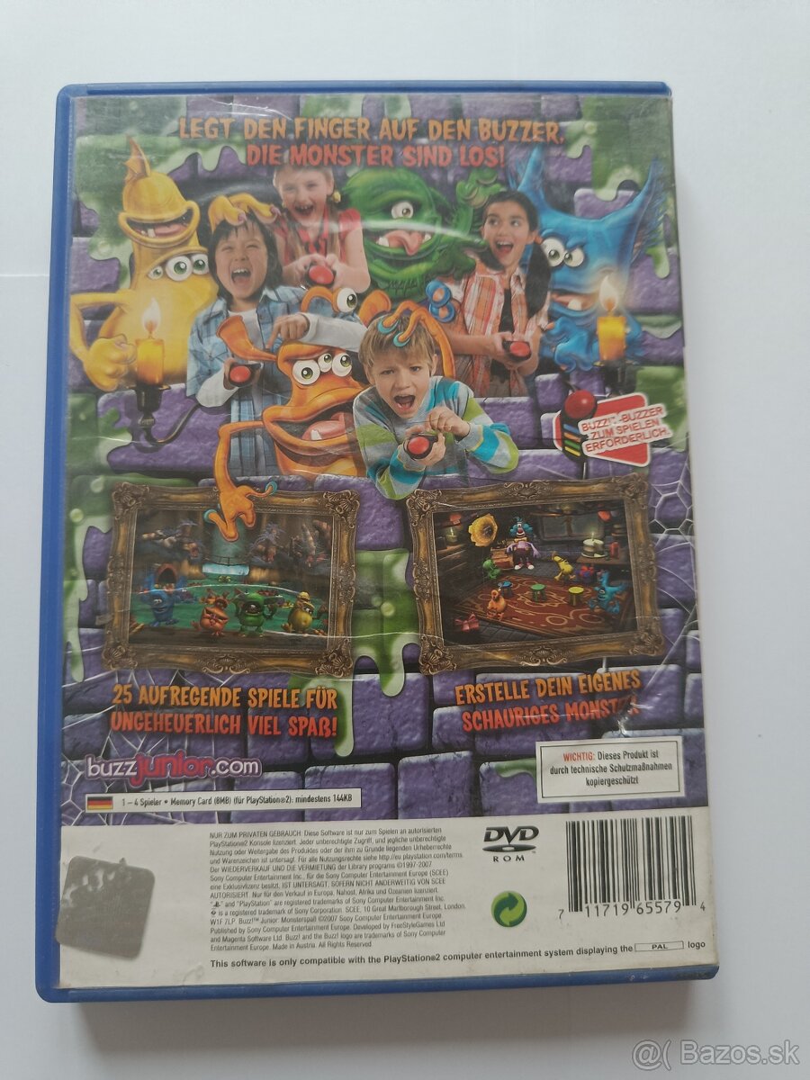 PS2 Buzz Junior: Monsterspass, Dino Den, Jungle Pary - 7