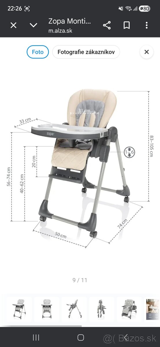 Jedálenská stolička - 7