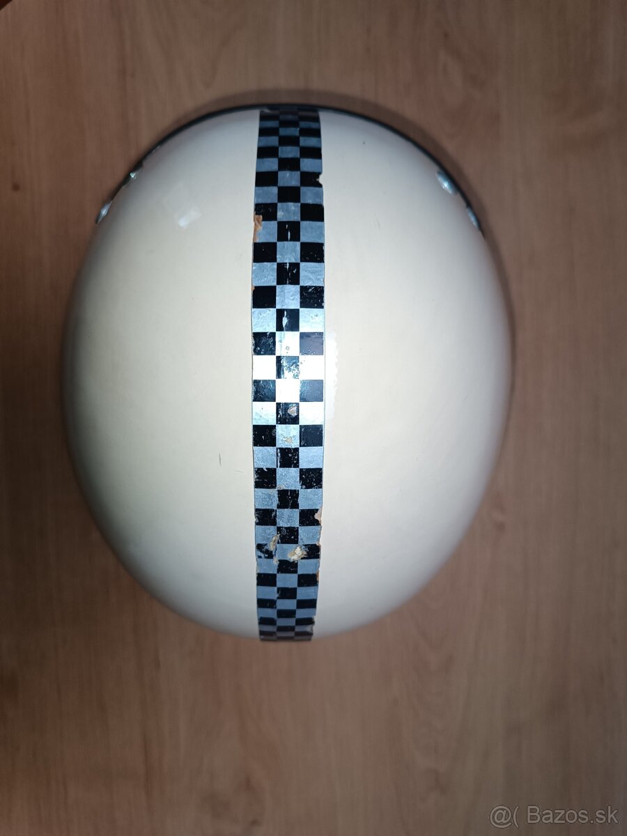 Stará přilba, helma, bílá - Jawa - 7