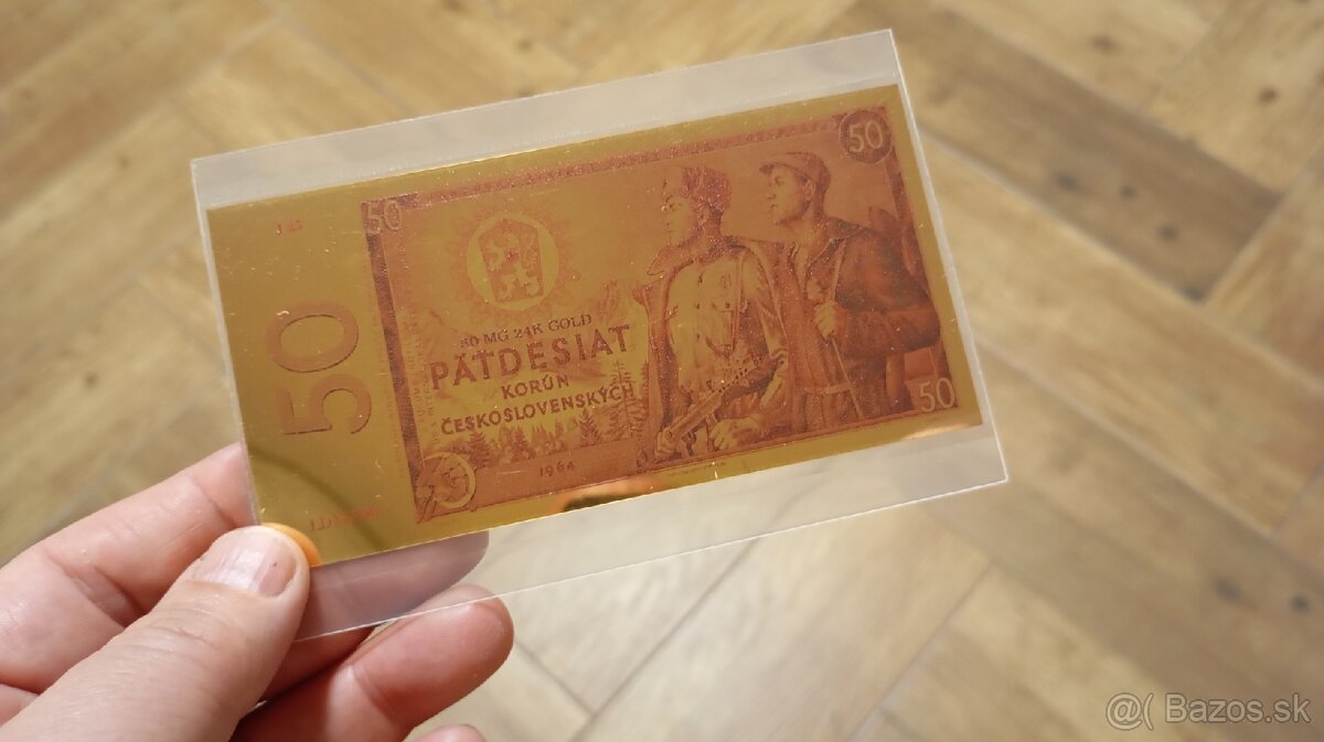 zlaté československé bankovky - 7