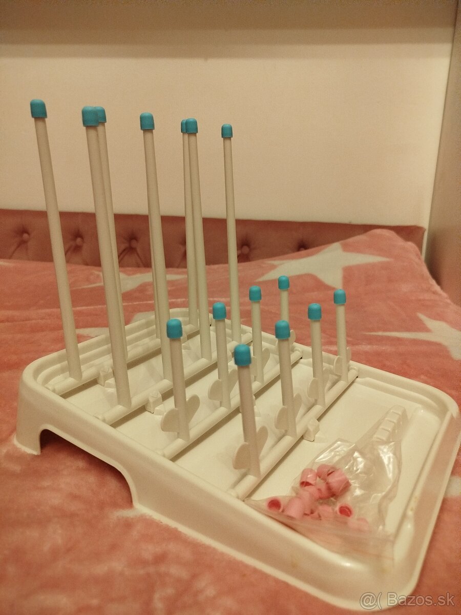 Sklopiteľný odkvapkávač na fľaše, cumlíky NOVÝ - 7