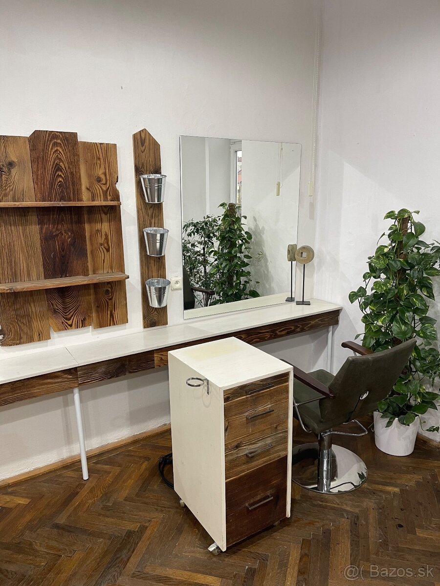 Kadernícke kreslo – 4ks - pohodlné, po renovácii sedákov - 7