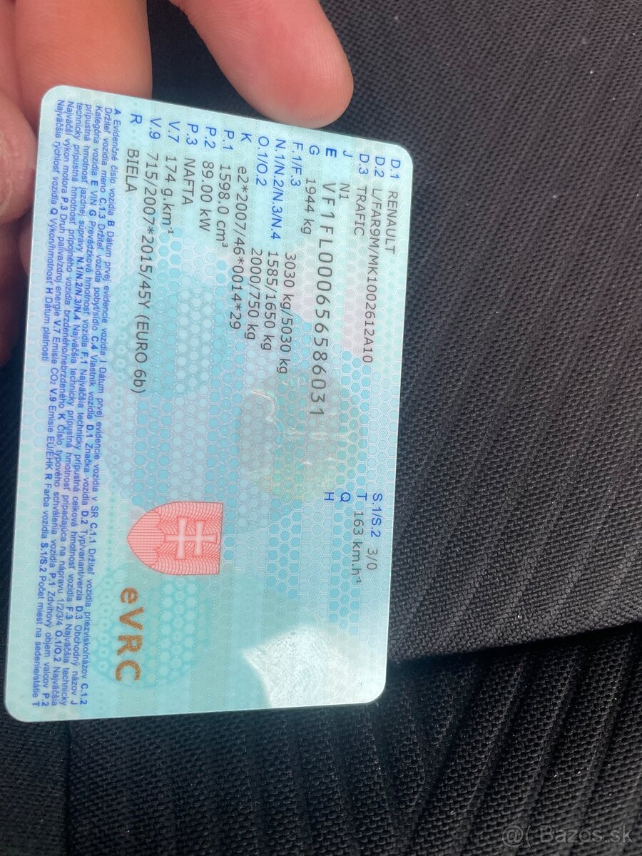 Predám Renault Trafic L2H1, po prvom majiteľovi,odpočetDPH - 7