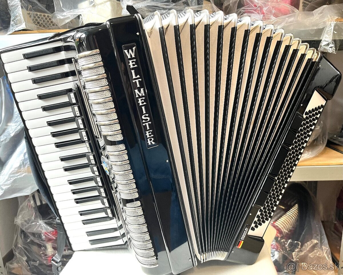 Predám akordeón Weltmeister Elegance- Caprice 120 basový - V - 7