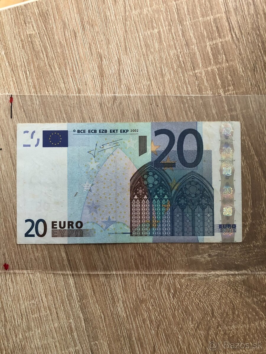 predám bankovky 200,500 a 20 € - 7